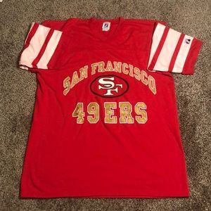 Vintage Logo 7 San Francisco 49ERS Shirt